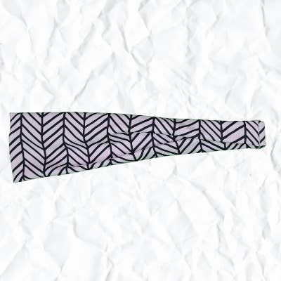 Junior- Black & White Chevron for wholesale by Fitness Fox Headbands