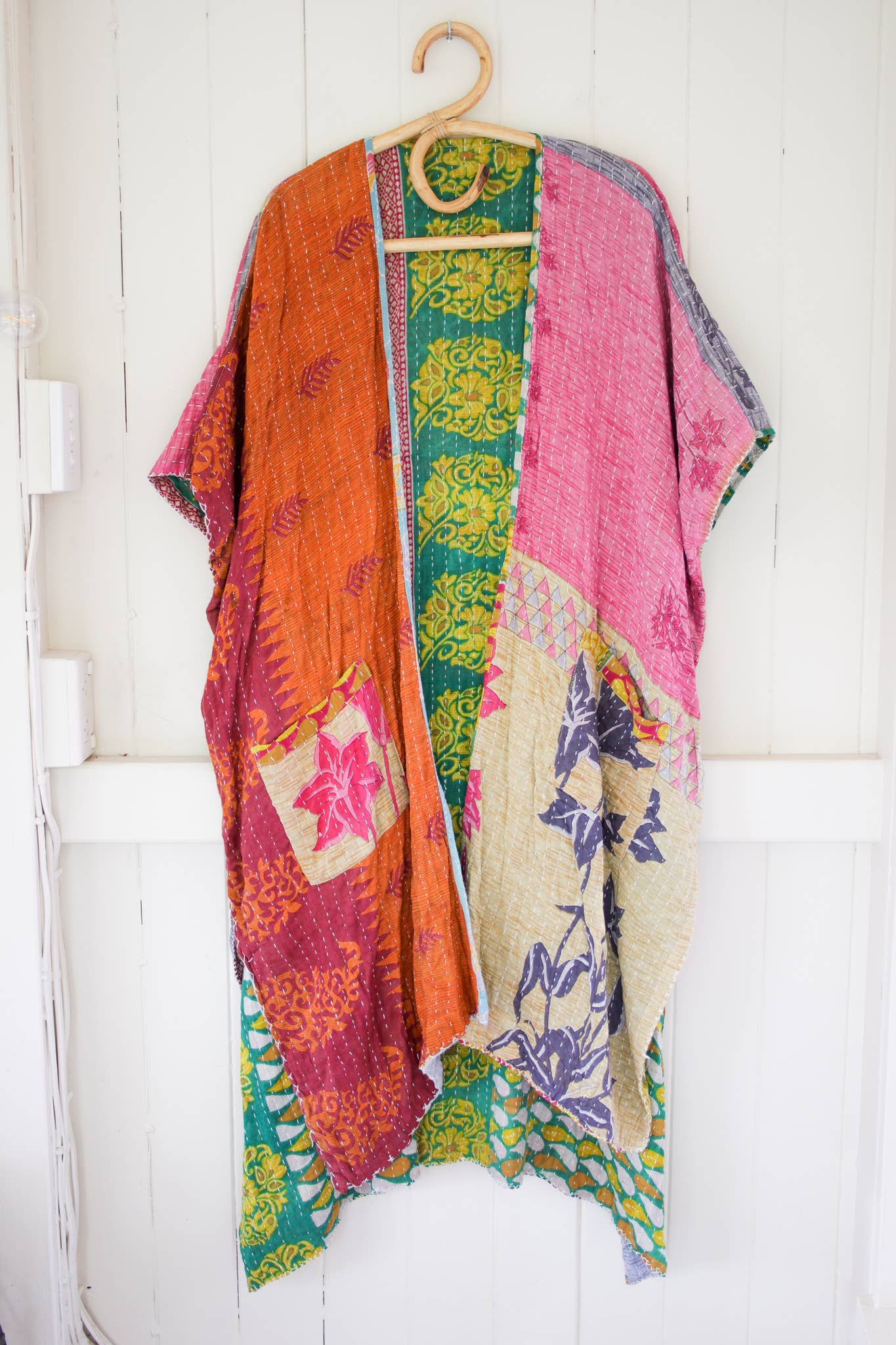Renew Vintage - Wholesale Kimono - Women's - Kantha Ruana9