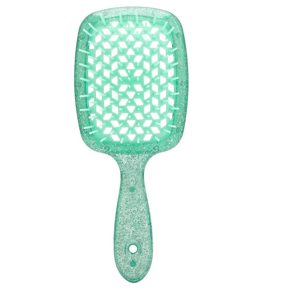 MEHIAZ - Wholesale Hair Brush/Comb - Glitter Vent Paddle Hair Brush – Detangling & Styling Brush7