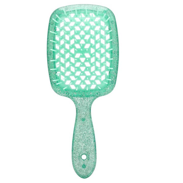 MEHIAZ - Wholesale Hair Brush/Comb - Glitter Vent Paddle Hair Brush – Detangling & Styling Brush7
