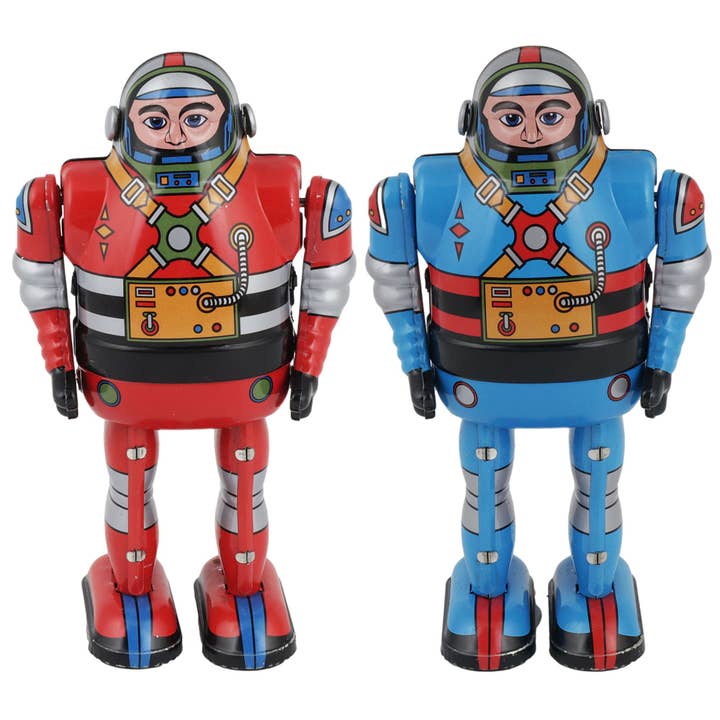2-sæt robot astronaut rumfarer blikrobot for engroshandel hos Tribal Trade GmbH