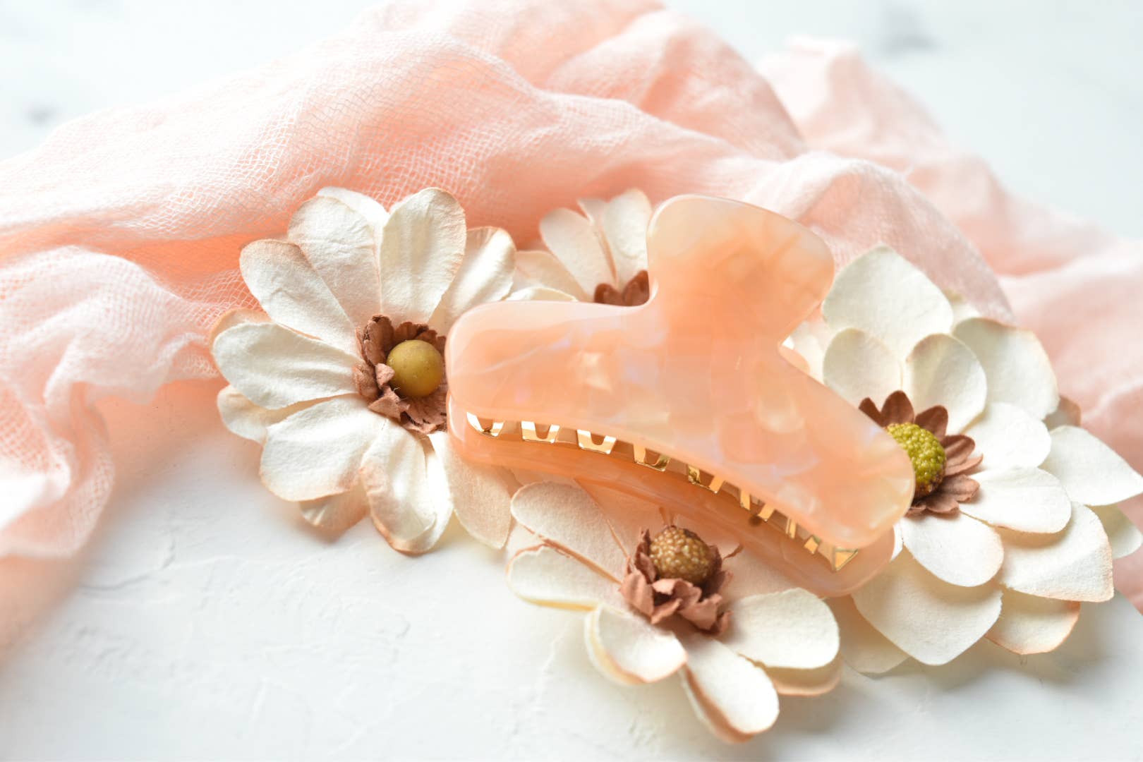 Fenna&Fei - Wholesale Hair Clip - Women's - Mini French Claw in Everyday Collection | Tortoise Shell Acetate Claw8