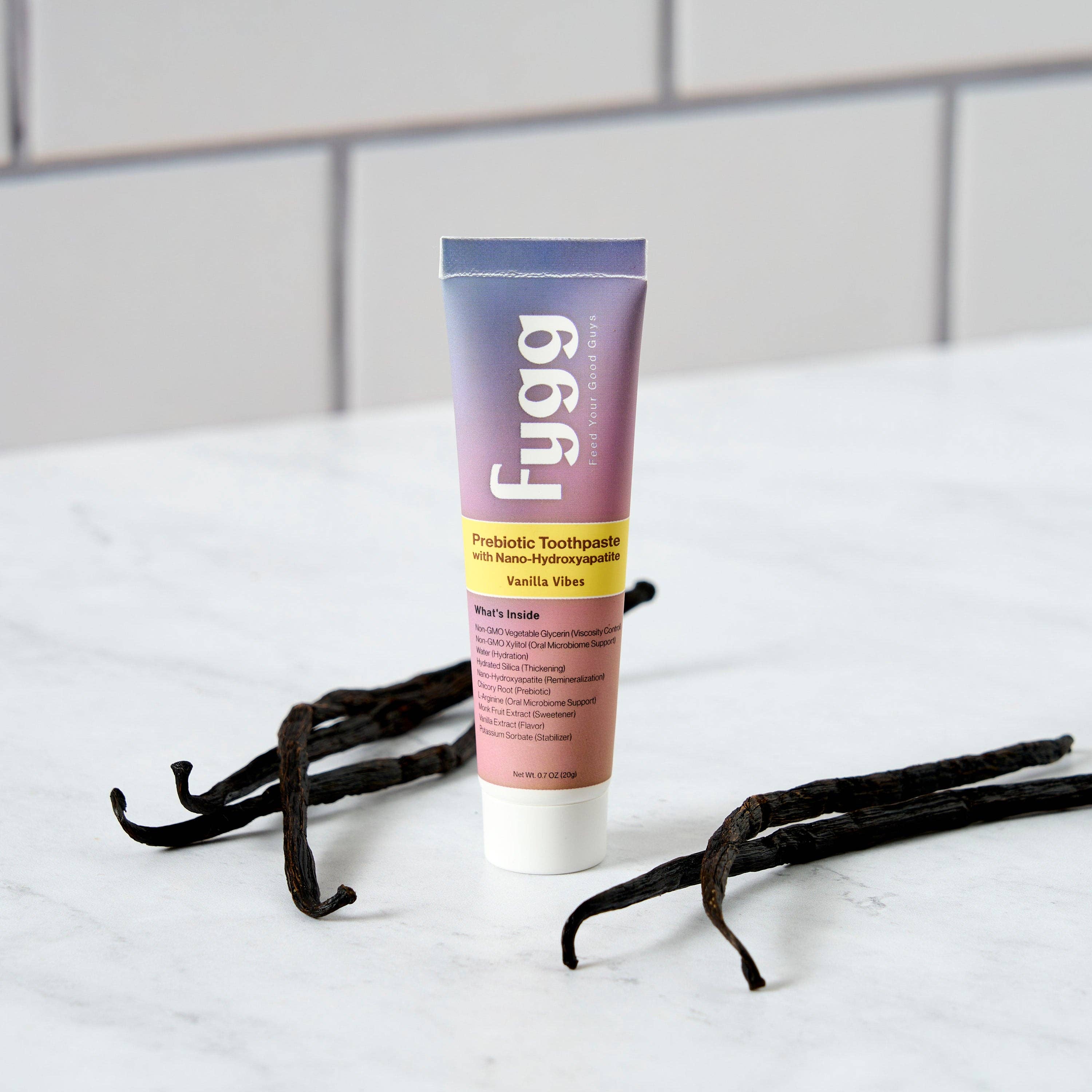 Fygg - Wholesale Toothpaste - Travel Size Toothpaste  | Vanilla Vibes 0.7oz3