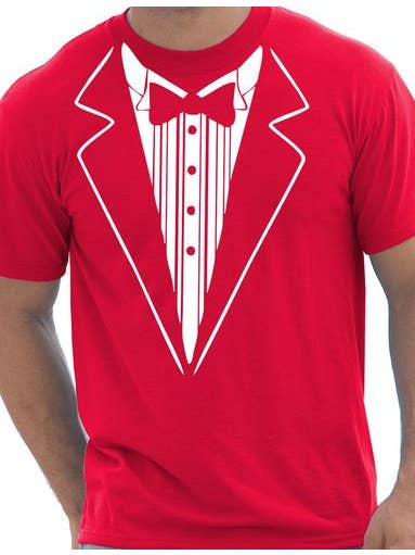 Print4U – wholesale Screen printed t-shirt – Men′s – Tuxedo Fancy Dress T-Shirt1