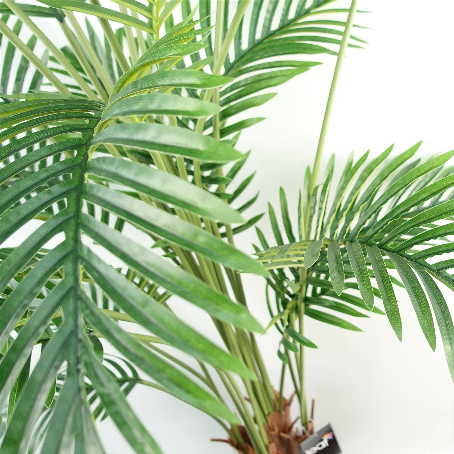 Leaf Design UK LTD – wholesale Artificial plant – 150cm Artificial Areca Palm Tree in Black Pot3