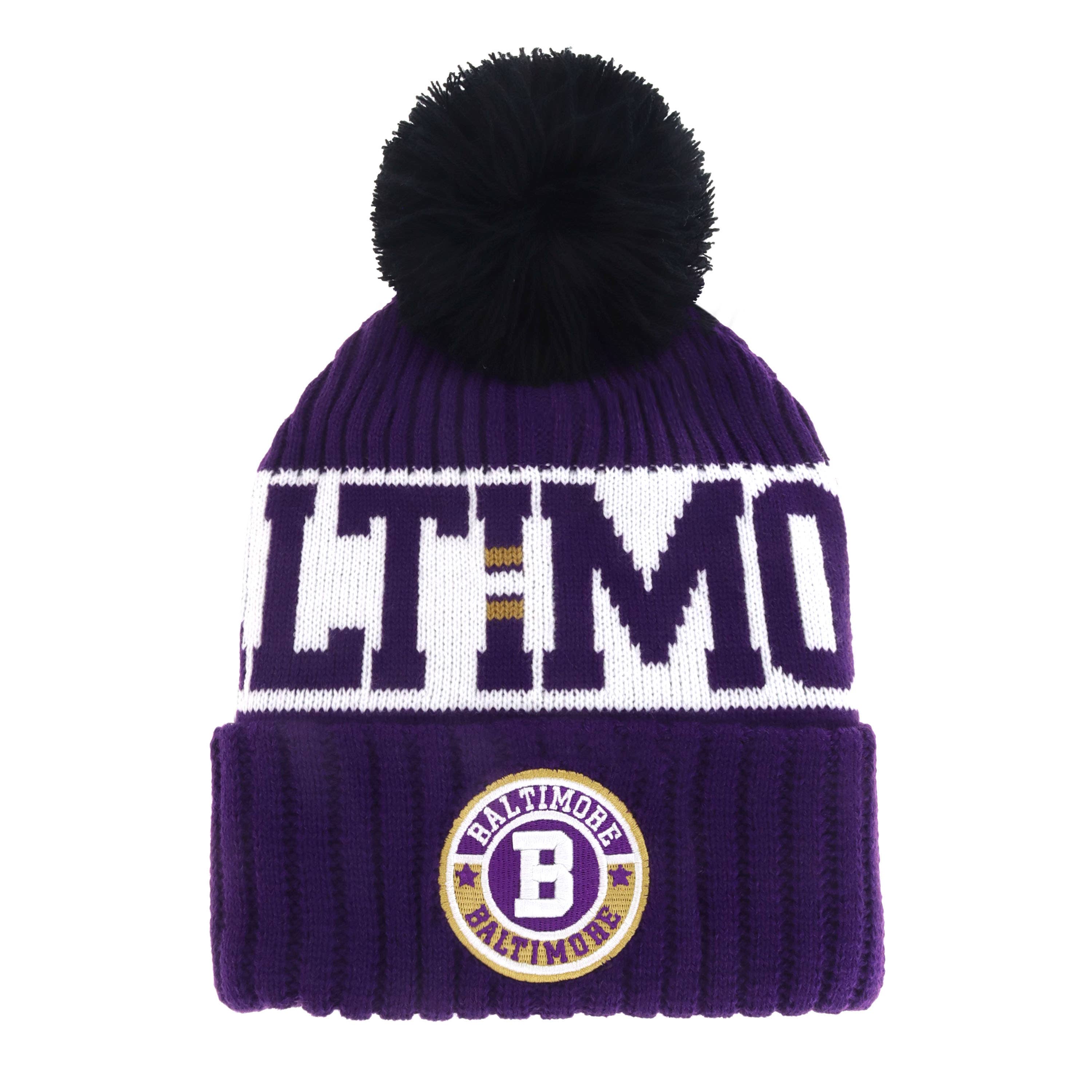 ChoKoLids – Engroshandel Beanie - Unisex – Strikkede vinterhuer med pompon og broderet fodboldhold-logo2