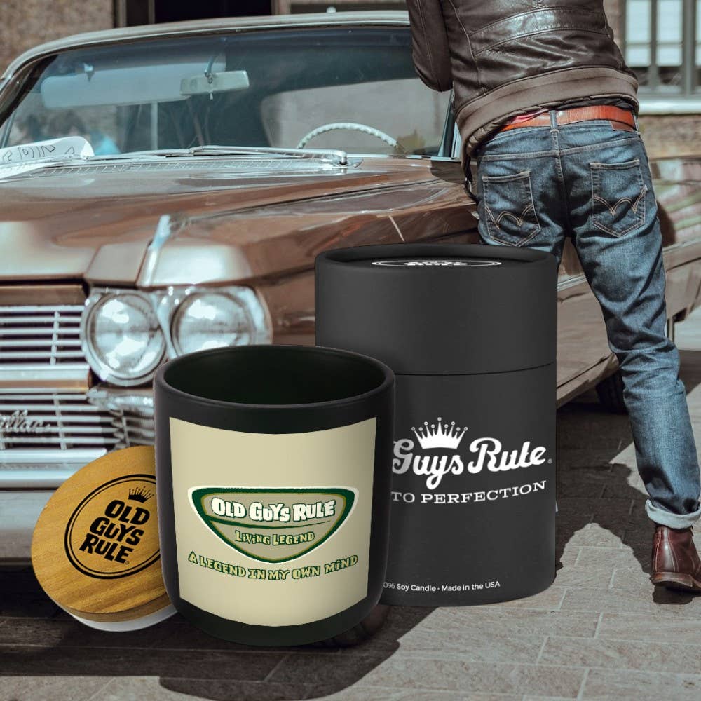 Uncommon Flame - Wholesale Jar/Filled Candle - Old Guys Rule - Living Legend Candle3