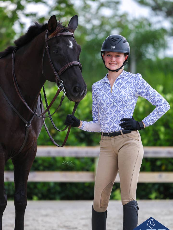 Palm Periwinkle Purple for wholesale by All Things Equestrian