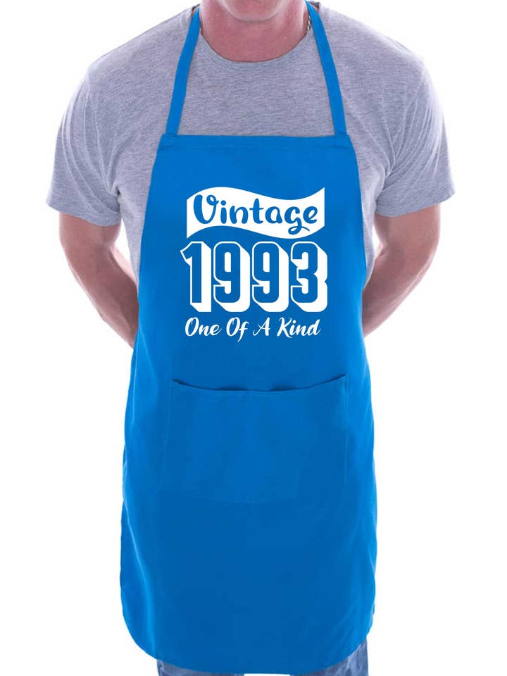 30th Birthday Vintage 1993 Age 30 Funny Apron Novelty Baking BBQ for wholesale by Print4U
