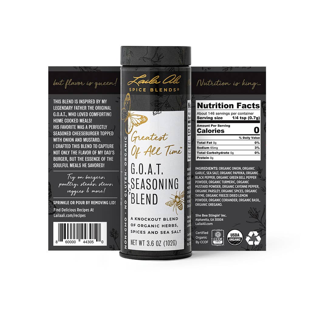 Laila Ali Spice Blends - Vente Mélanges d'épices séchées - Mélange d'assaisonnement G.O.A.T.2