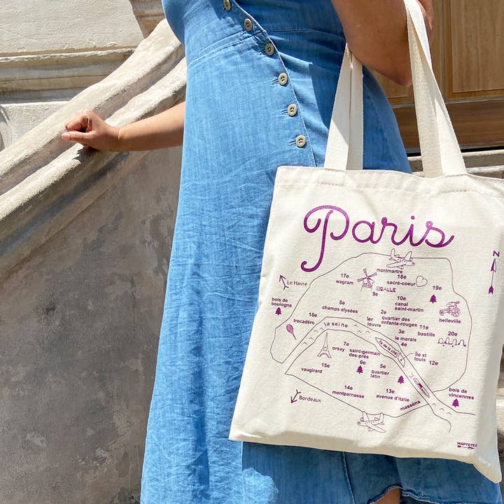 Maptote - Wholesale Tote Bag - Unisex - Paris Grocery Tote1