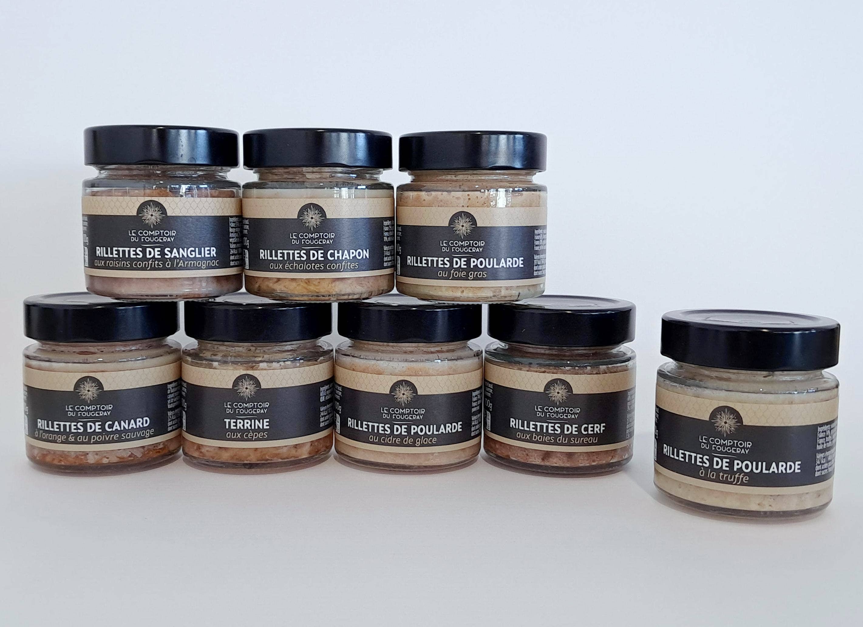 LE MOTTAY GOURMAND - Vente Viande séchée - Rillettes de canard à l'orange & poivre sauvage 100g2