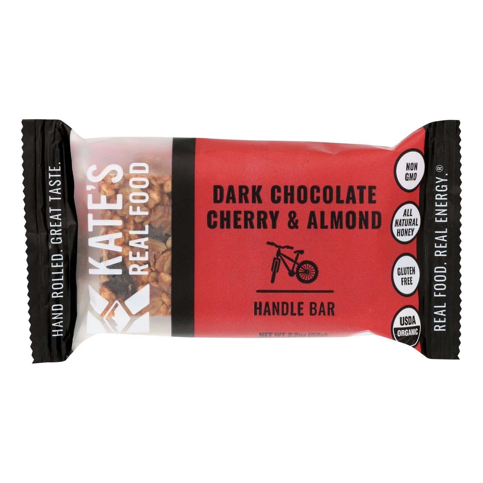 Ware Spark - Wholesale Snack Bar - Kate's Real Food - Bar Hndl Dark Chy Almond - Case Of 12 - 2.2 Oz0