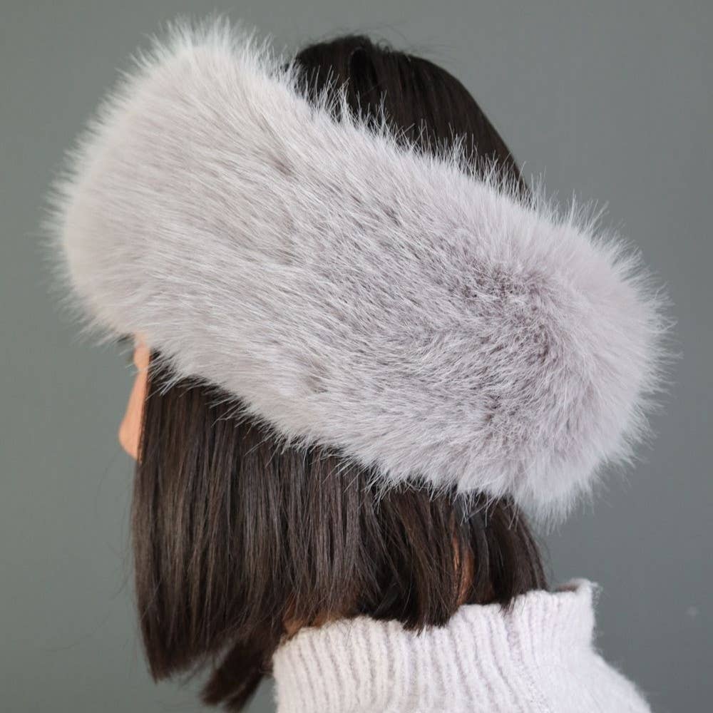 PEACH ACCESSORIES – Engroshandel Ørevarmere - Dame – Hyggelig Ørevarmer Falsk Pels Vinter Hårbånd SD1251