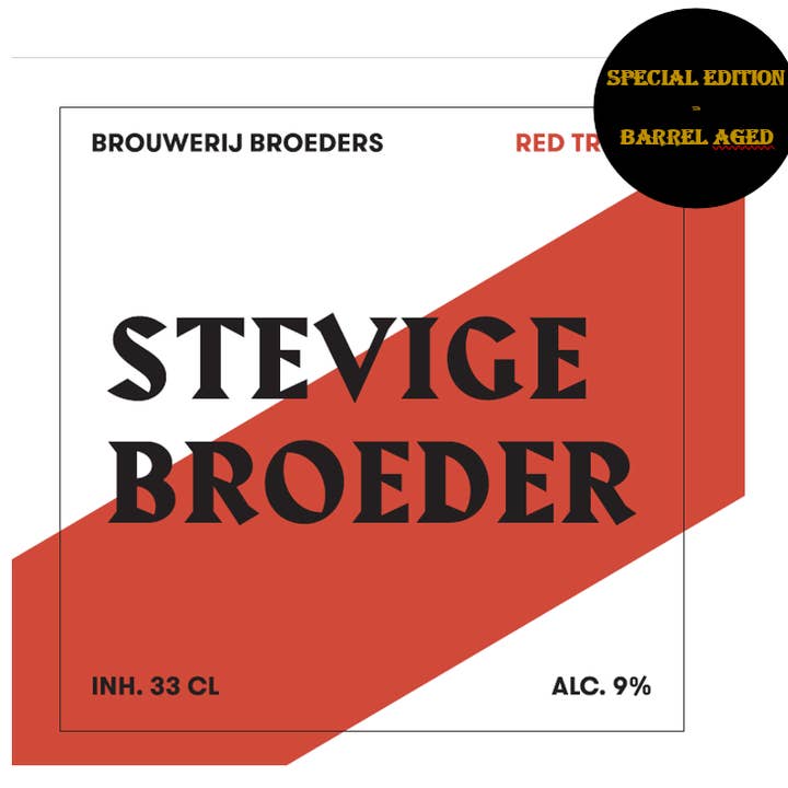 Sturdy Brother 33 cl - Barrel Aged/Special Edition for wholesale by Brouwerij Broeders