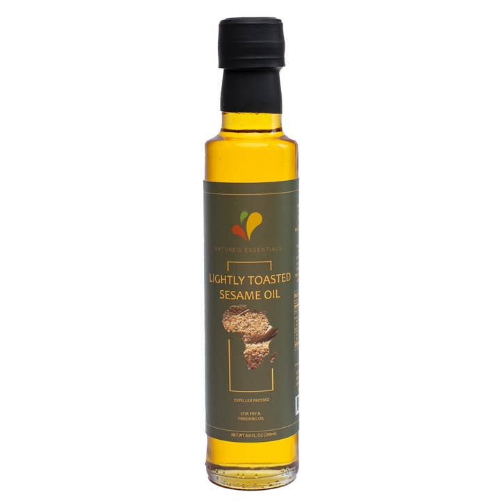 Natures Essentials - Wholesale Cooking Oil - 100% Pure Sesame Oil - Lightly Toasted
