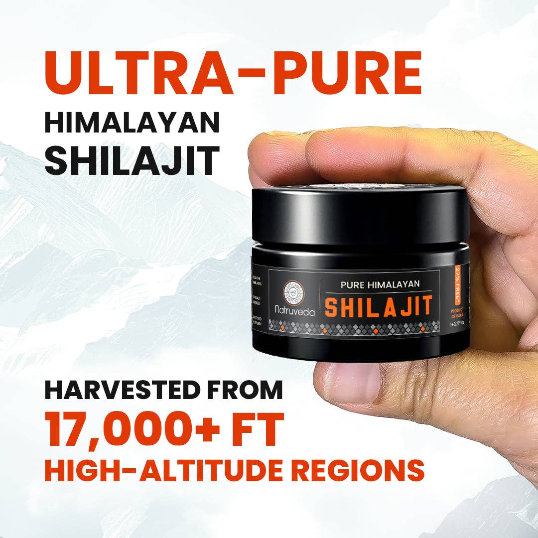 Natruveda LLC - Wholesale Oral Supplement/Vitamin - Natruveda Pure Himalayan Shilajit Resin | 90 Servings for Enhanced Energy, Fulvic Acid & 85+ Natural Trace Minerals | Pure Shilajit for Men & Women - 1.27 Oz4