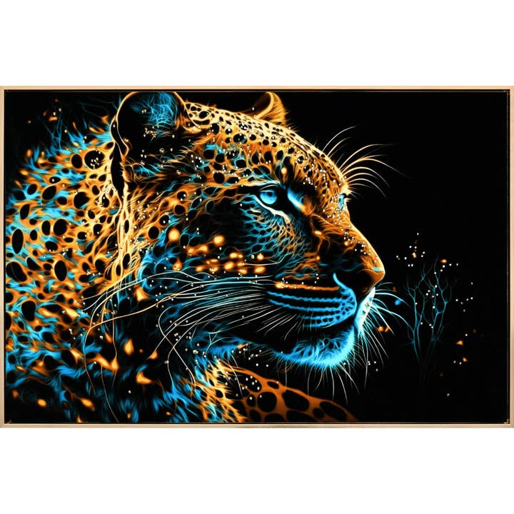 Acrylique IA Art Mural Néon Majesté pour la vente par Inome