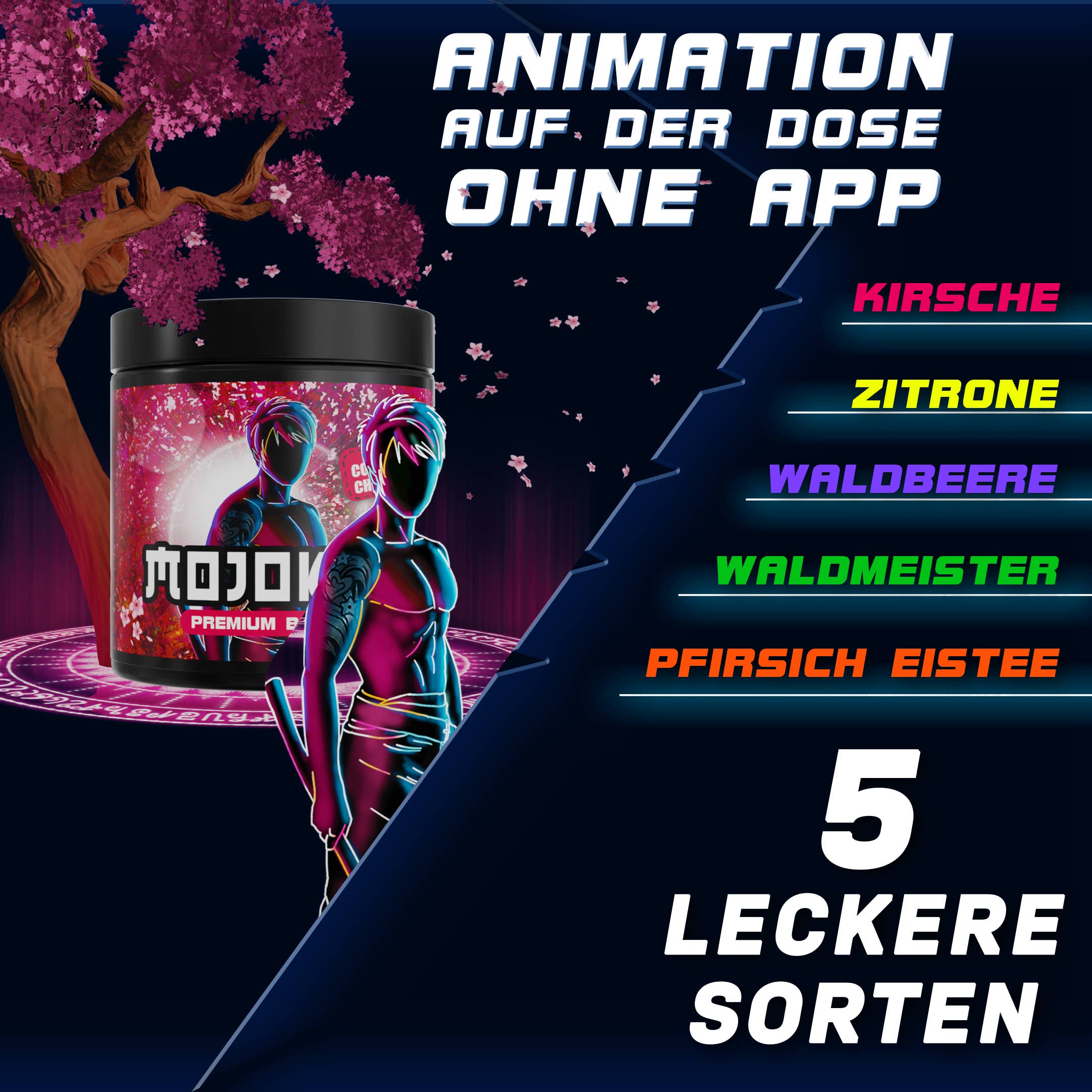 Mojokaii - Wholesale Powdered Health Drink - Premium Focus Booster Wild Woodruff (Woodruff) 50 Servings.5