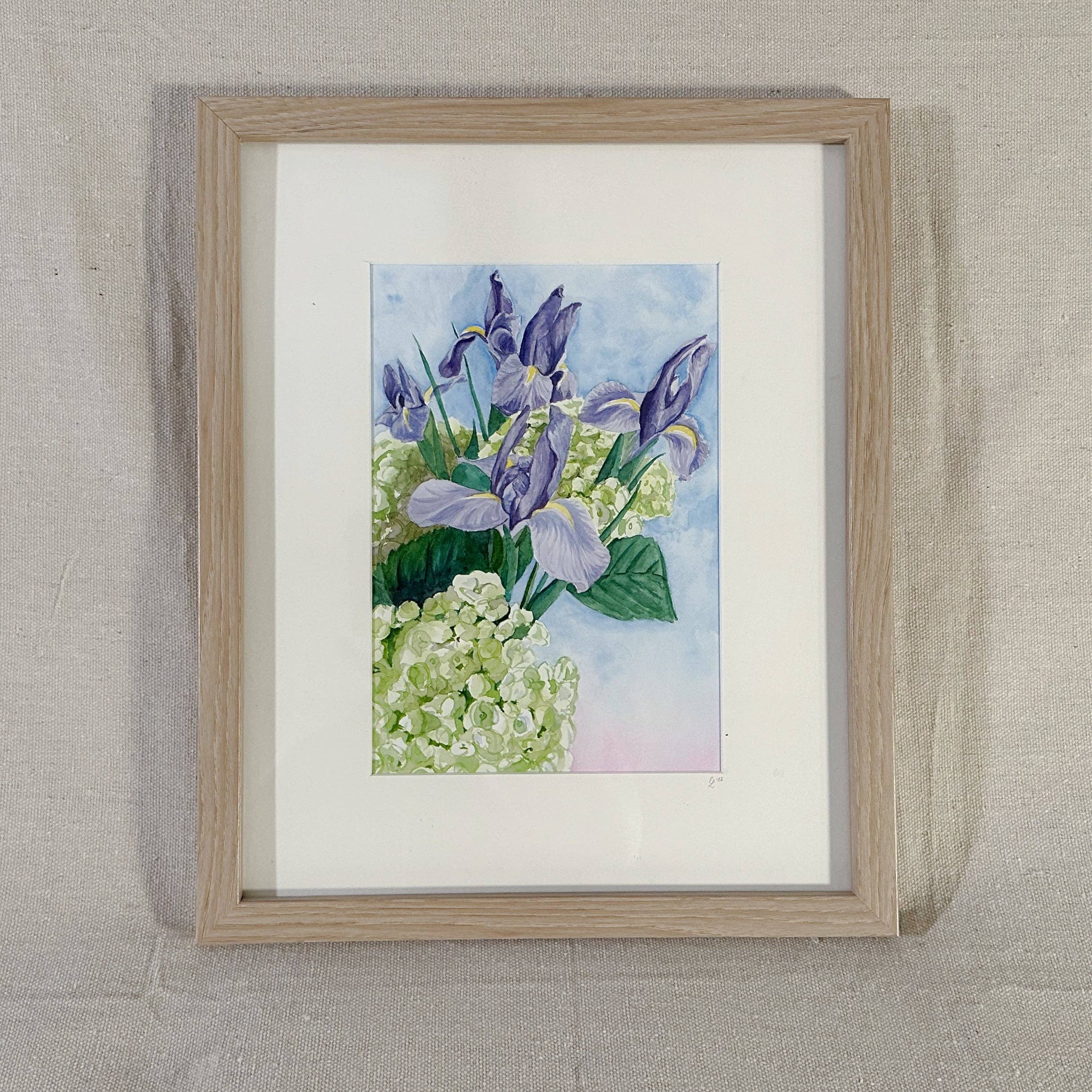Fiber & Brimstone - Wholesale Art Print - Purple Irises3