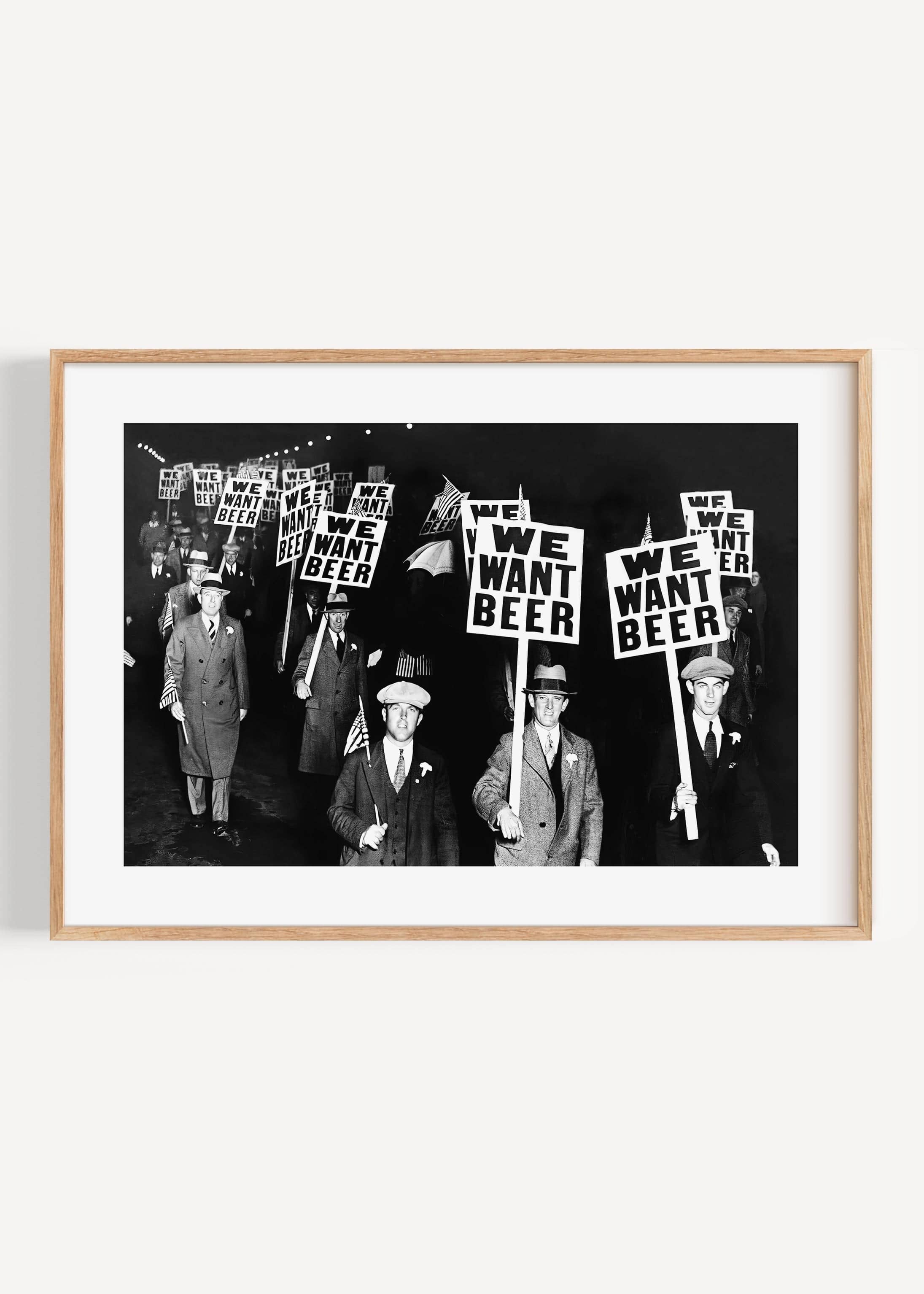 Peardrop Prints – wholesale Art print – We Want Beer