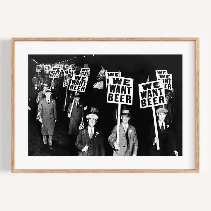 Peardrop Prints – wholesale Art print – We Want Beer0