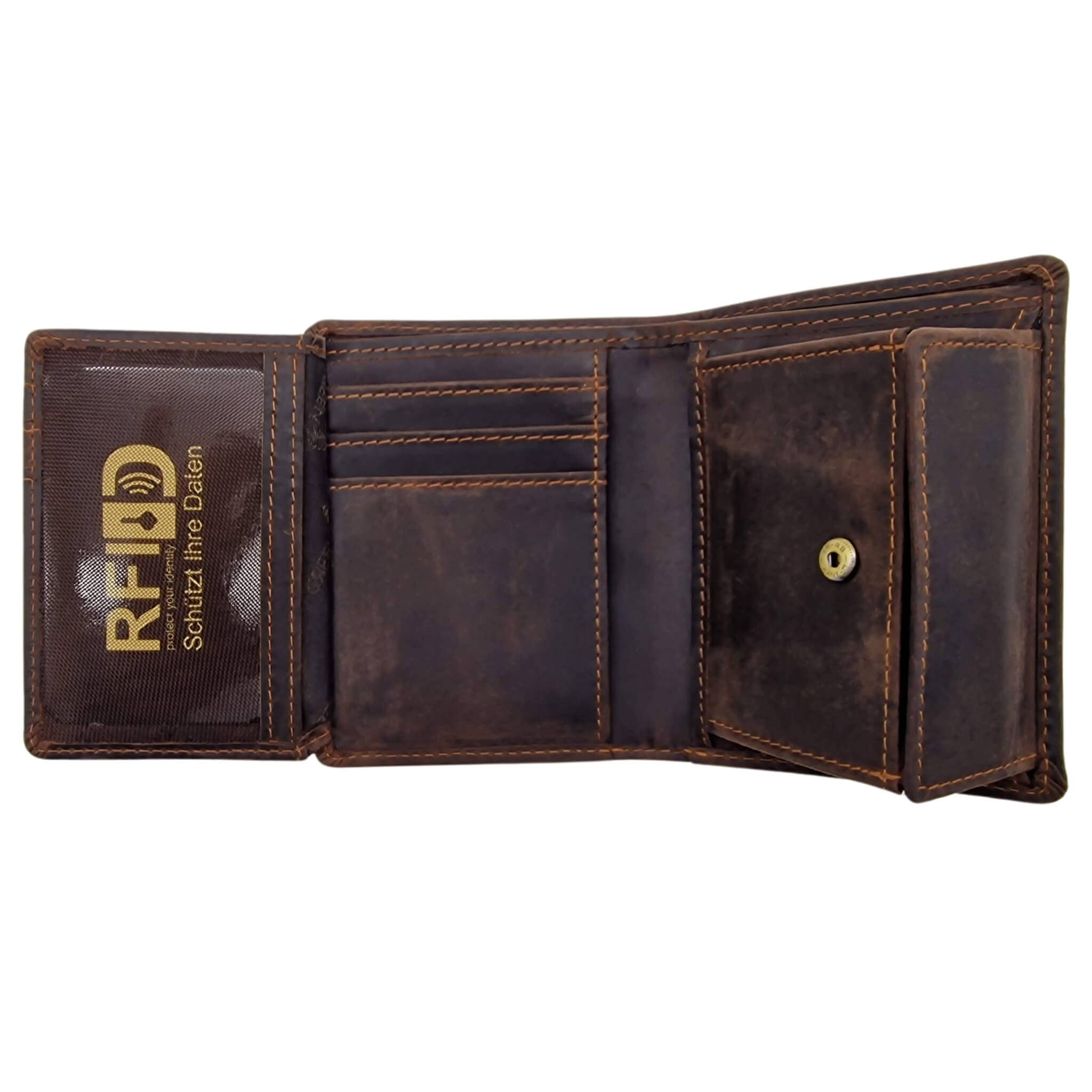 Greenwood - Wholesale Wallet - Men's - Enzo men's portrait format RFID small leather wallet8