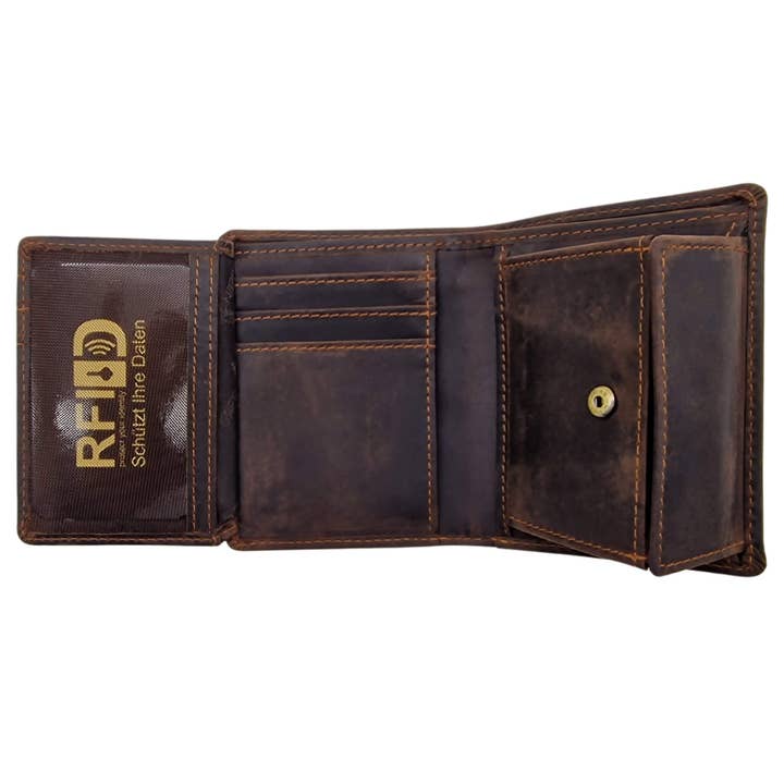 Greenwood - Wholesale Wallet - Men's - Enzo men's portrait format RFID small leather wallet8