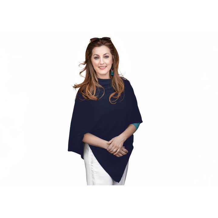 House of Conti Firenze Cashmere 100% Italian Luxury Poncho for wholesale by Creatico