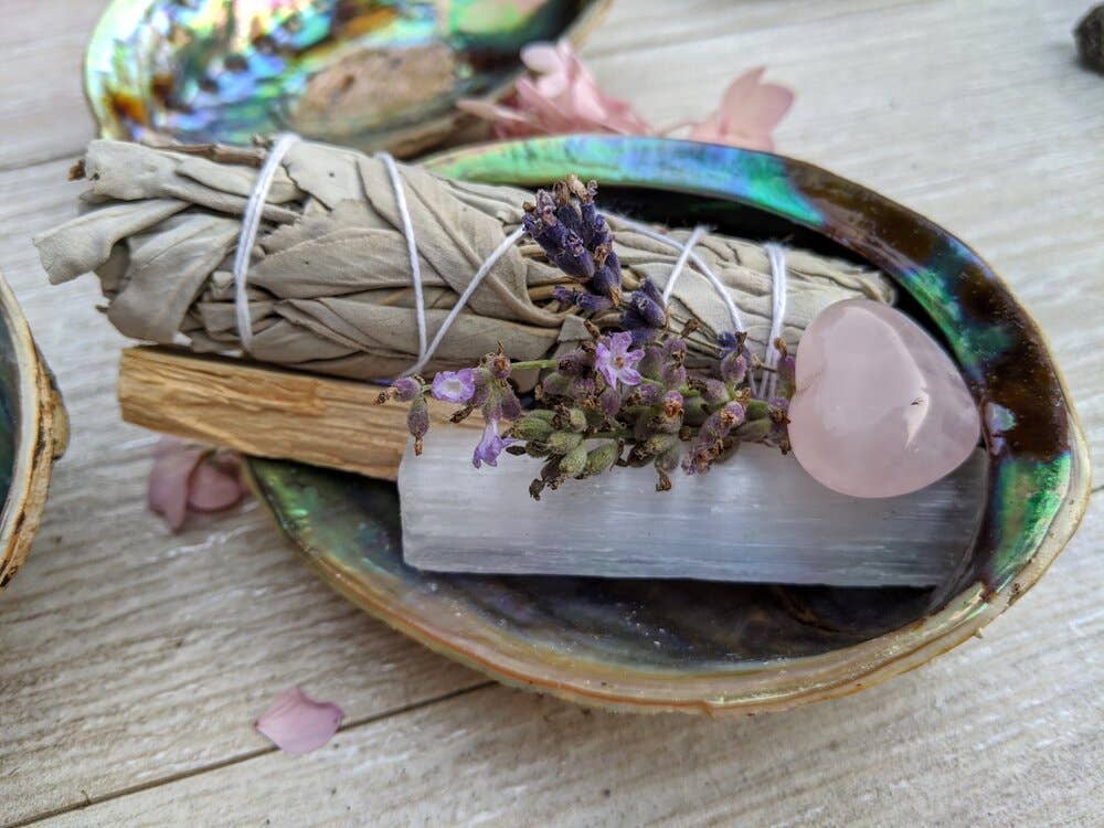 Coconut Quartz - Wholesale Sage Bundle - Sage Crystal Kit, Housewarming Gift, Smudge, Energy Cleanse2