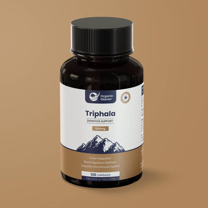 Triphala Capsules Amla Capsules - 2 Month Supply for wholesale by Organic Glacier