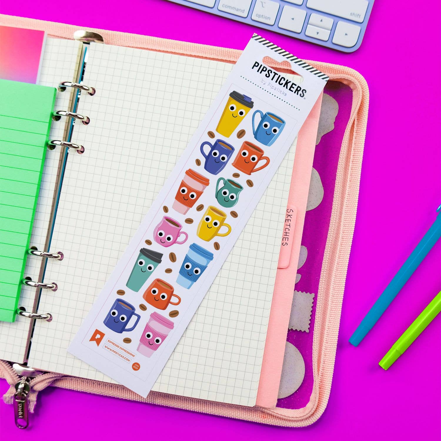 Pipsticks - Wholesale Sticker - Googly Eyed Espresso Expressions4