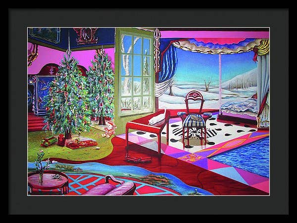 Sharon Tatem Fashion LLC - Wholesale Painting/Drawing - Christmas Painting - Framed Print21