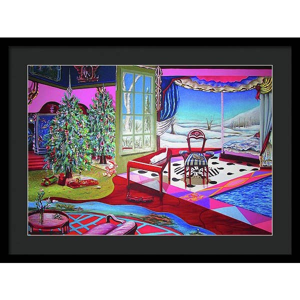 Sharon Tatem Fashion LLC - Wholesale Painting/Drawing - Christmas Painting - Framed Print21