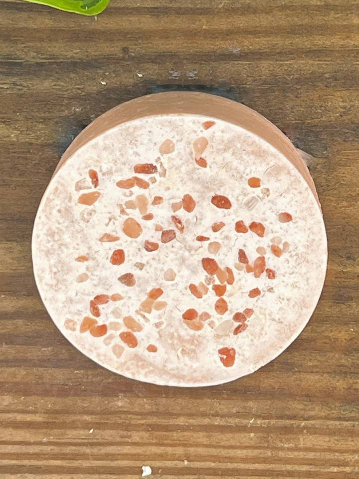 Rosa Himalayan Salt Bar getmjölk och honungstvål för wholesale av Laurel Mountain Soaps