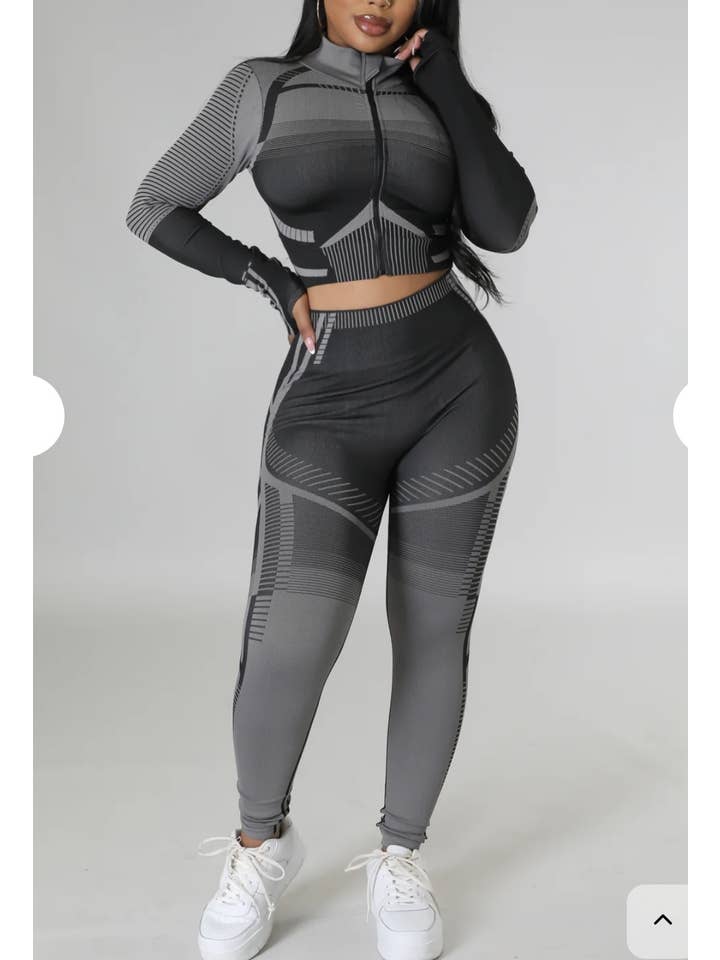 JBLA FASHION - Wholesale Top & Pant Set (NOT Loungewear) - Women's - MULTI PATTERN TOP AND LEGGING SET