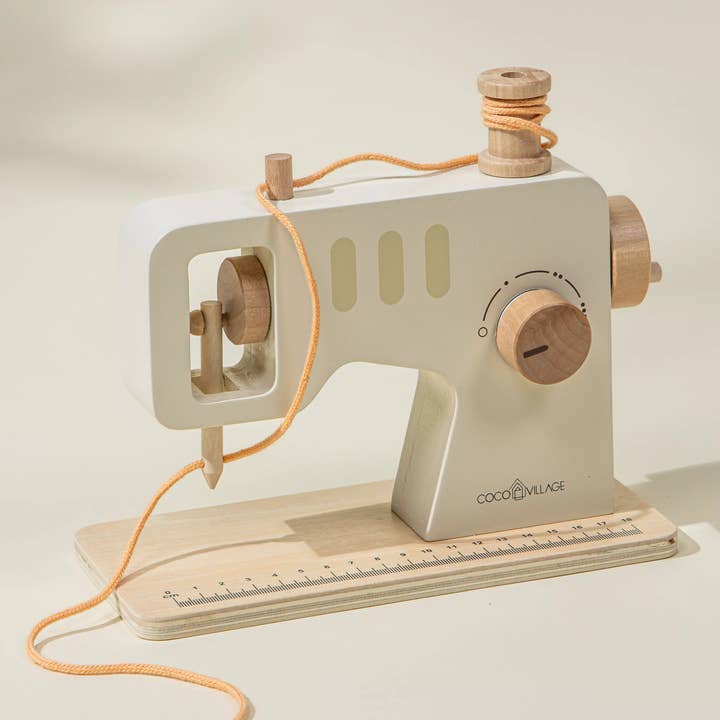 Coco Village - Wholesale Wood Toy - Kids - Wooden Sewing Machine Playset