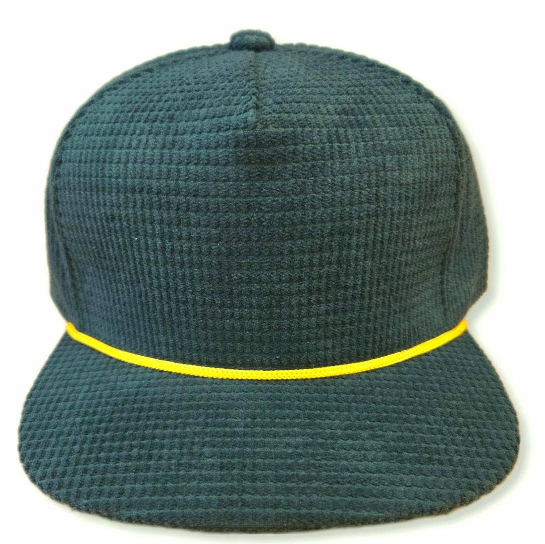ThatsRad - Wholesale Flat Brim Cap - Unisex - Two Tone Corduroy Rope Snapback Hat 3