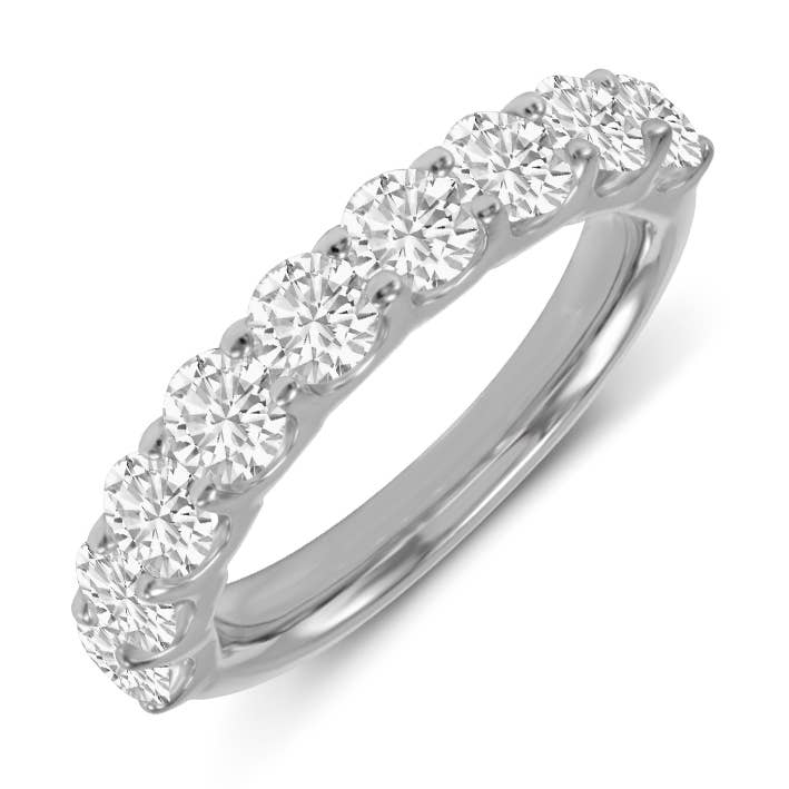 0.50-1.5 CTW Lab Diamond 9 sten vielsesring i 14K guld for engroshandel hos TimeLe$$ Classics