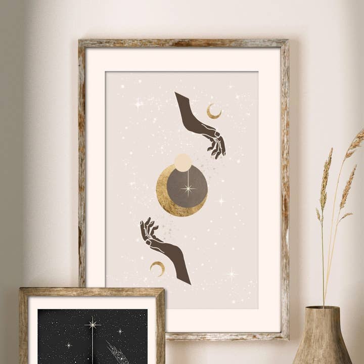 Impressão artística em suas mãos por atacado de Terra Soleil