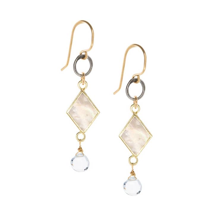 Pearl Presence Earrings for wholesale by Laura J Designs