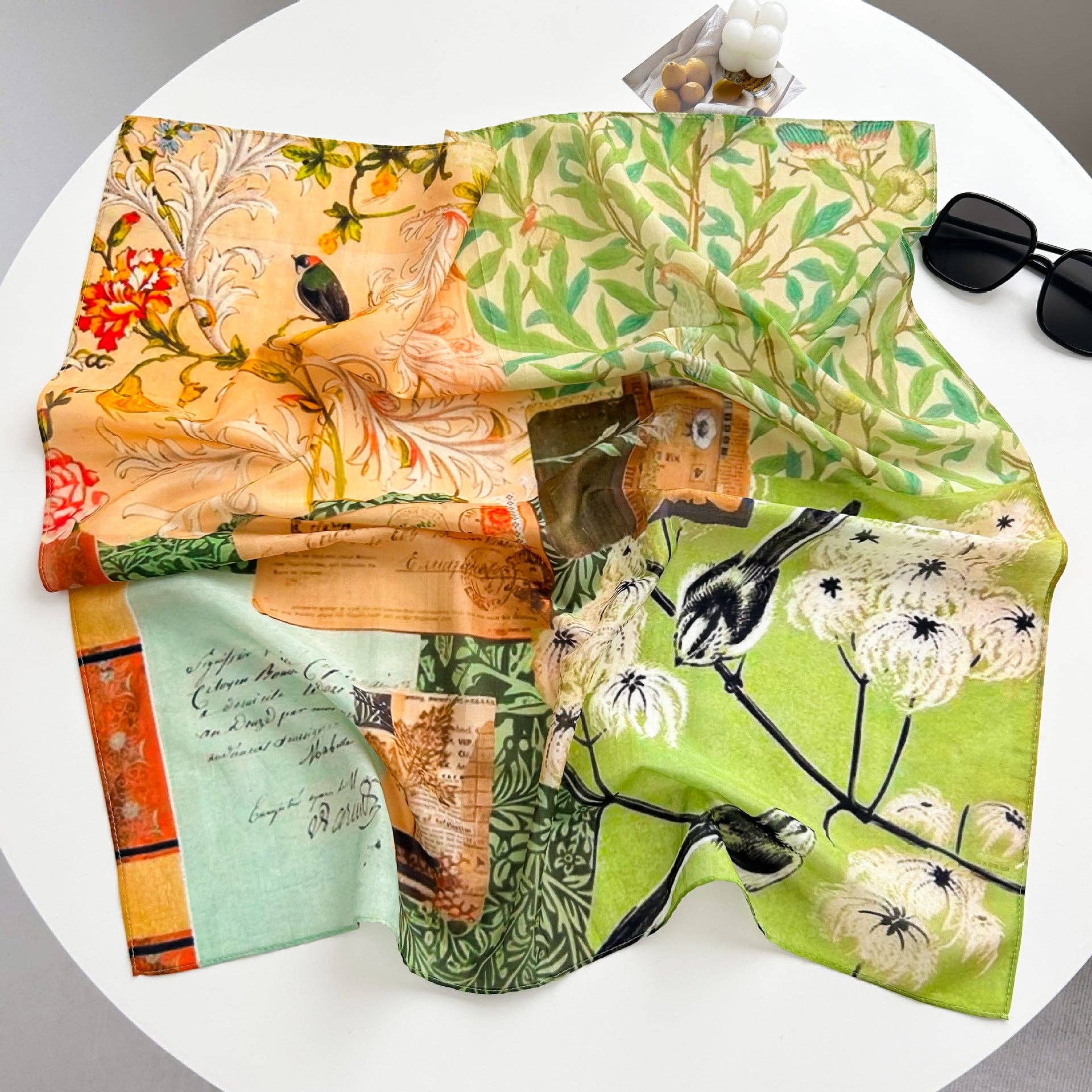 Marayn - Vendita all'ingrosso Sciarpa - Donna - Sciarpa in Misto Seta Leggera Primavera Estate Versatile63