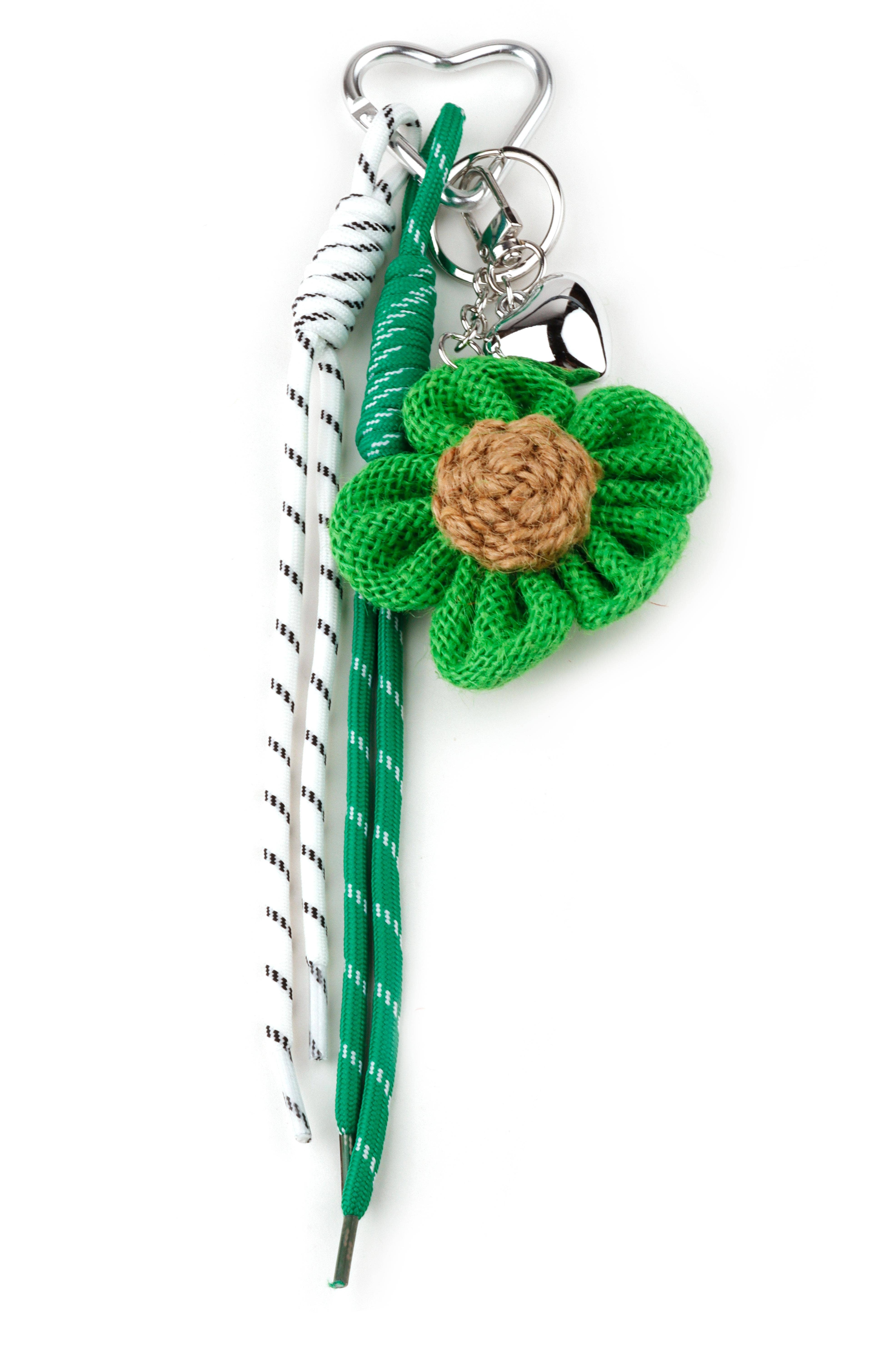 Domoflor s.l - Wholesale Keychain - Women's - Linen Flower Keychain with Ribbons2