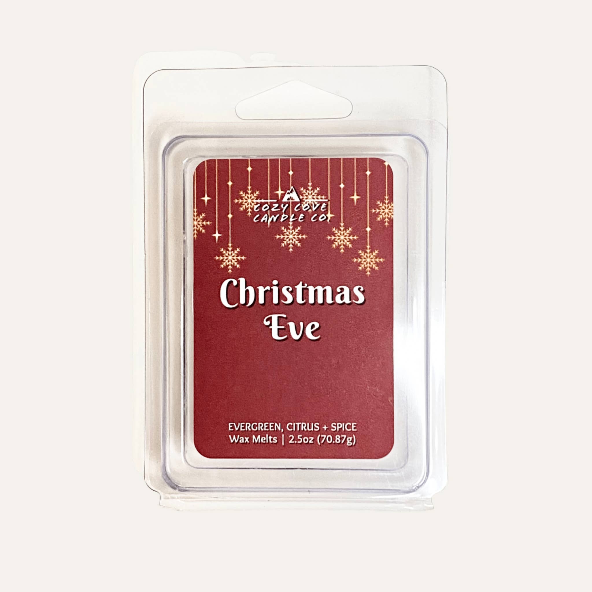 Cozy Cove Candle Co LLC – wholesale Wax melt – Christmas Eve | Scented Wax Melts 2.5 oz.