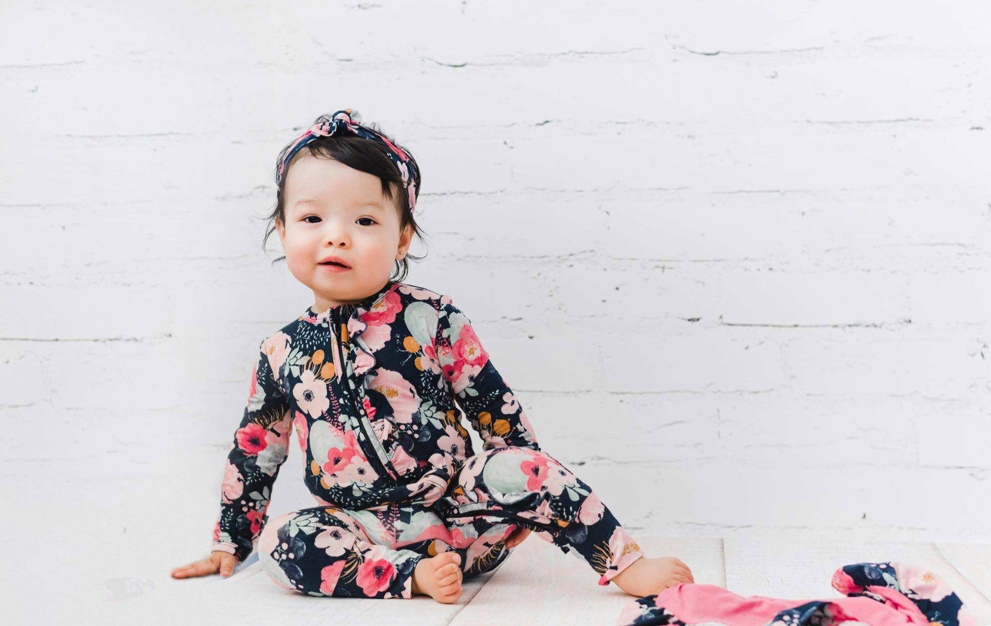 Gigi and Max - Wholesale Fashion Headband - Baby - Dakota Floral Topknot Headband3