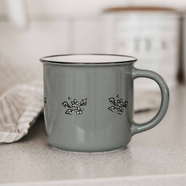 Mug: April Floral for wholesale by Bencer & Hazelnut