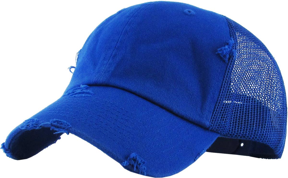 KBETHOS – Großhandel Basecap – Unisex – Vintage-Trucker-Cap mit Mesh-Einsätzen44