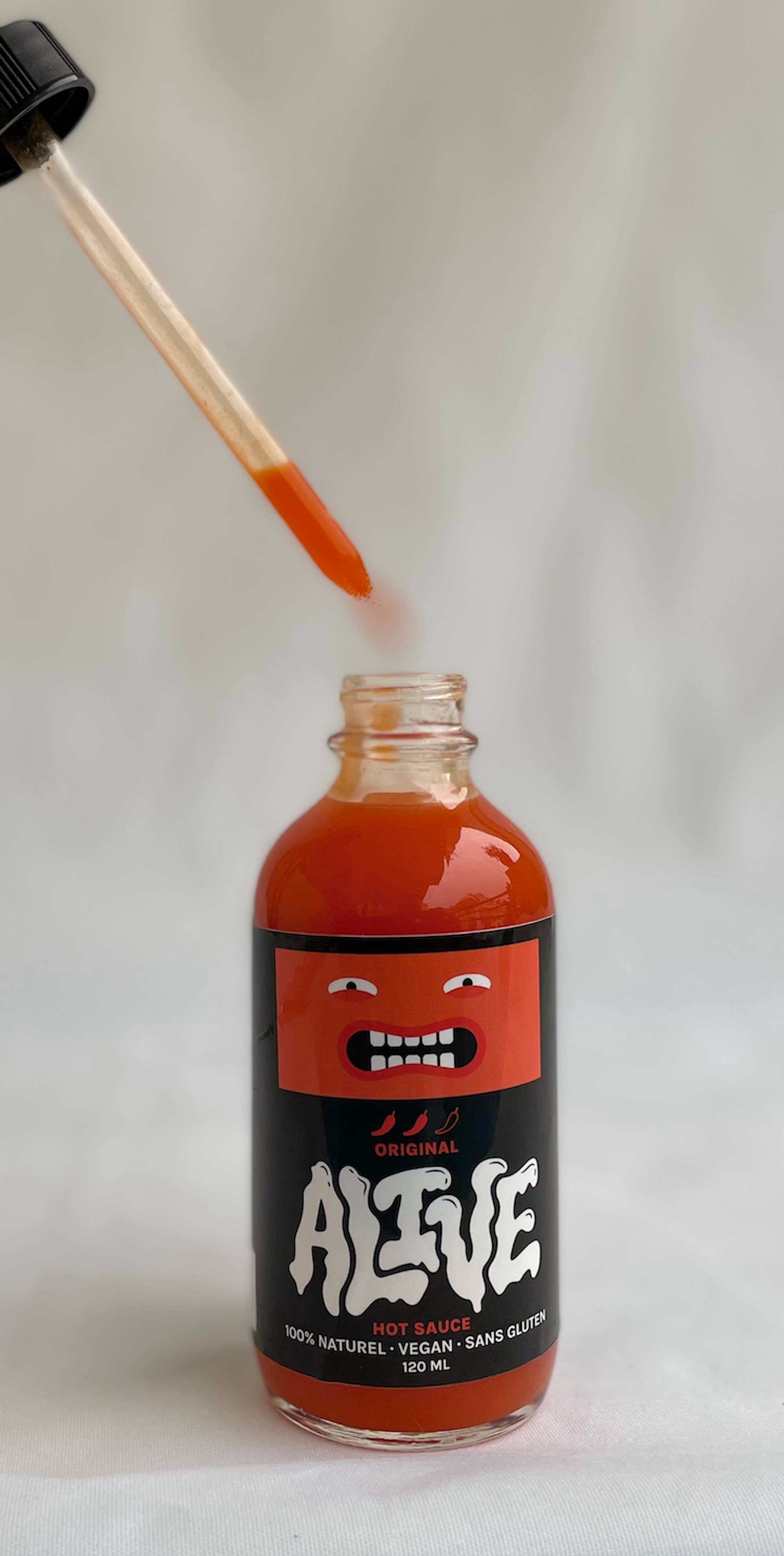 Alive hot sauce – Molho picante por atacado – Alive Hot Sauce Original 120 ml1