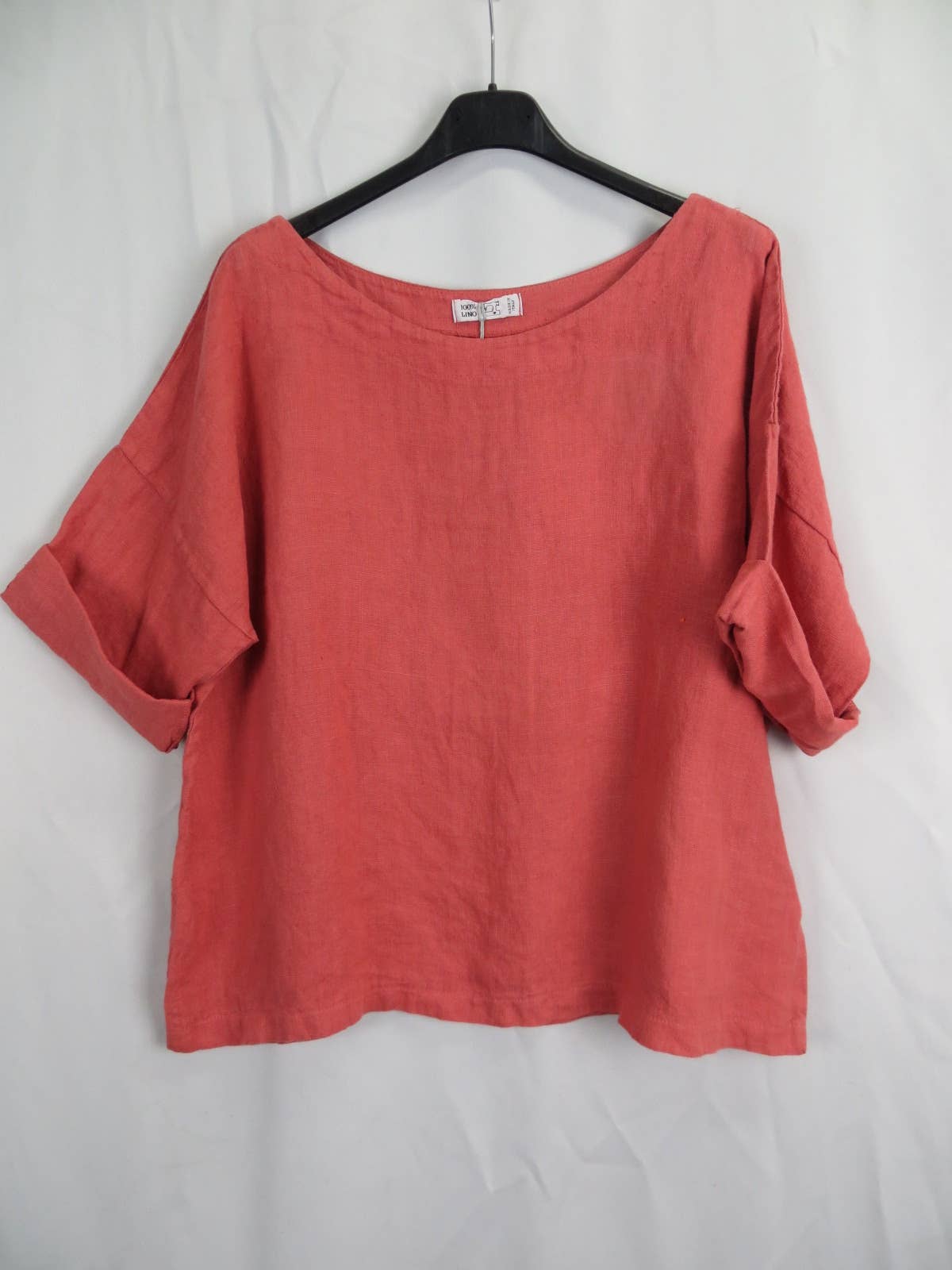 la maison des fibres naturelles - Wholesale Blouse - Women's - Round neck linen top 659005 100% linen58