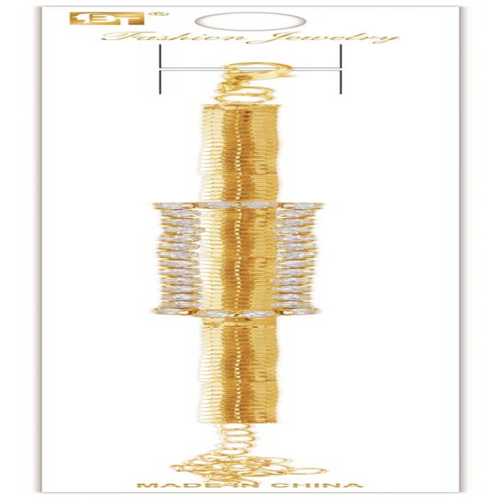 KT Supply - Wholesale Retailer Display - Jewelry - Designed Bracelet 170-250Mm X 12.5Mm